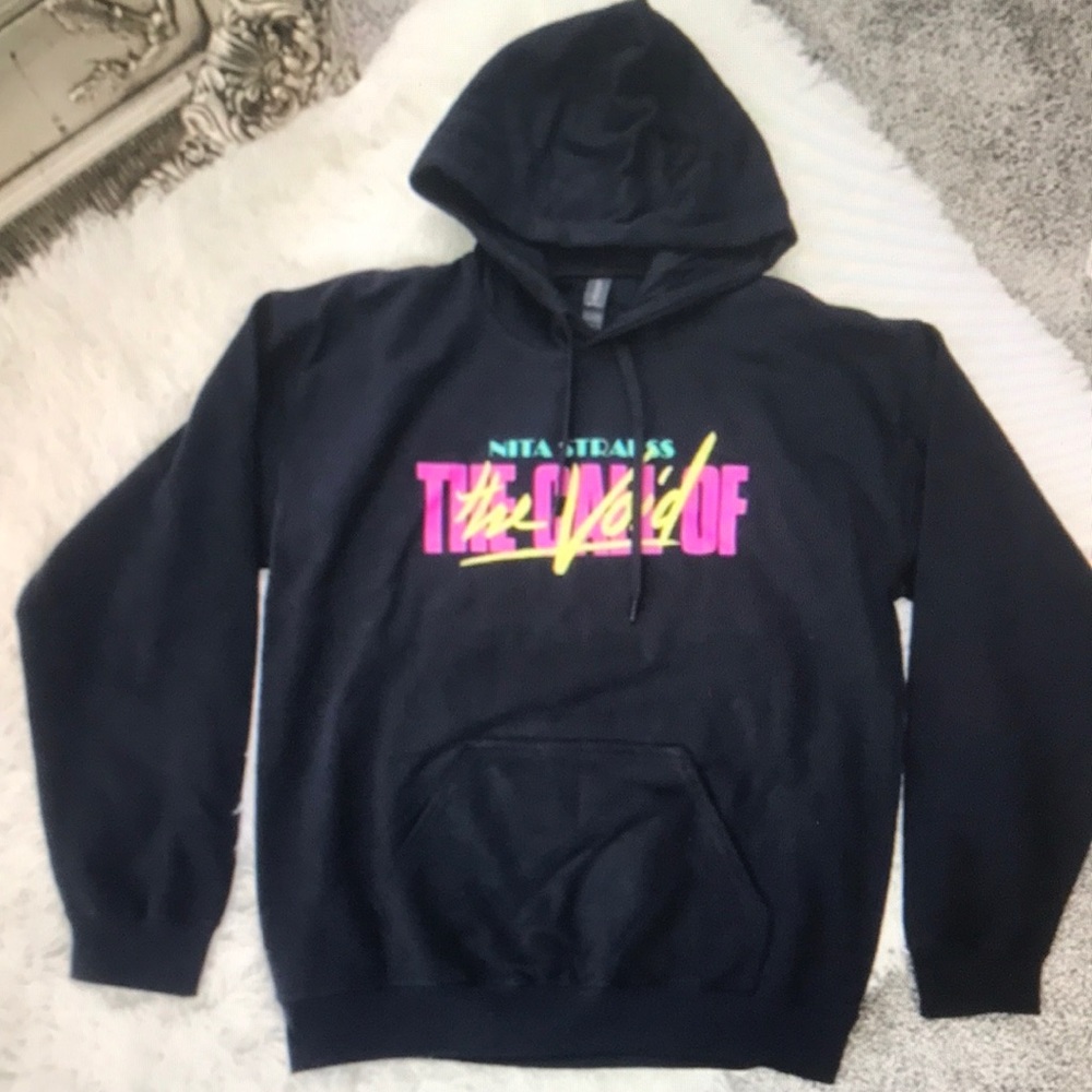 Nita strauss neon wolf hoodie size medium new without tags poly cotton